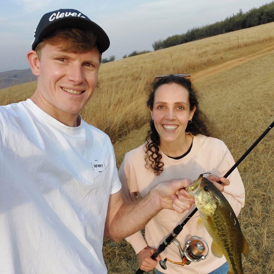Finally catching a fish in Dullstroom and the happiest Jürgen will look in any of these pictures