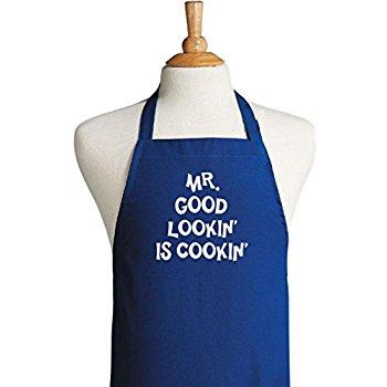 Mr. Good Lookin' Is Cookin' Funny Aprons For Men