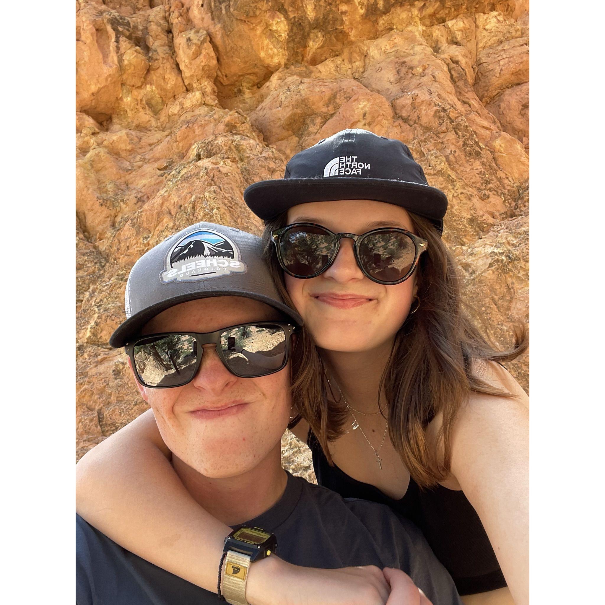 Hiking at Dixie National Forest in Utah, 2022