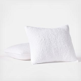 Pebbled Organic Handstitched Euro Sham