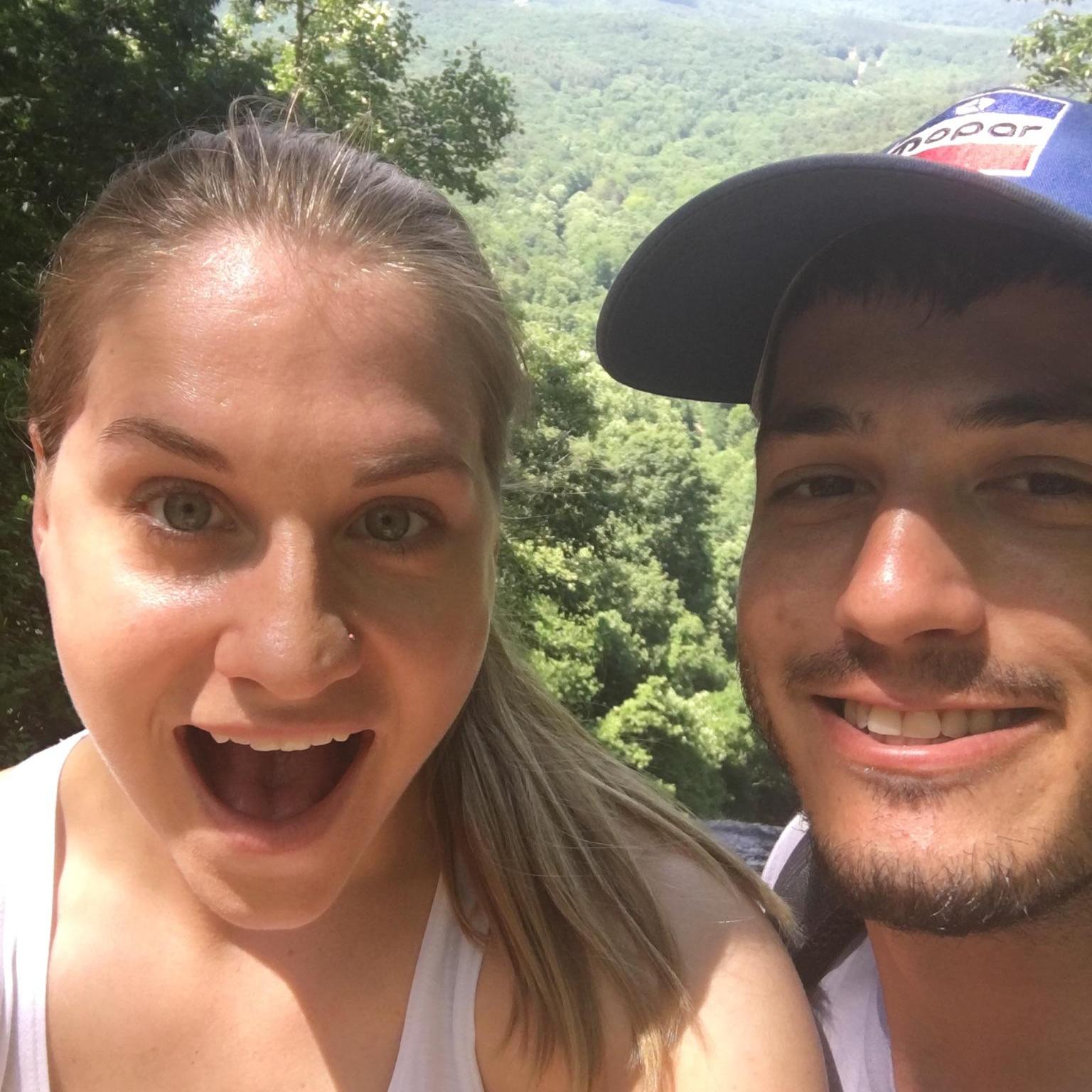 One of the first times hiking together!