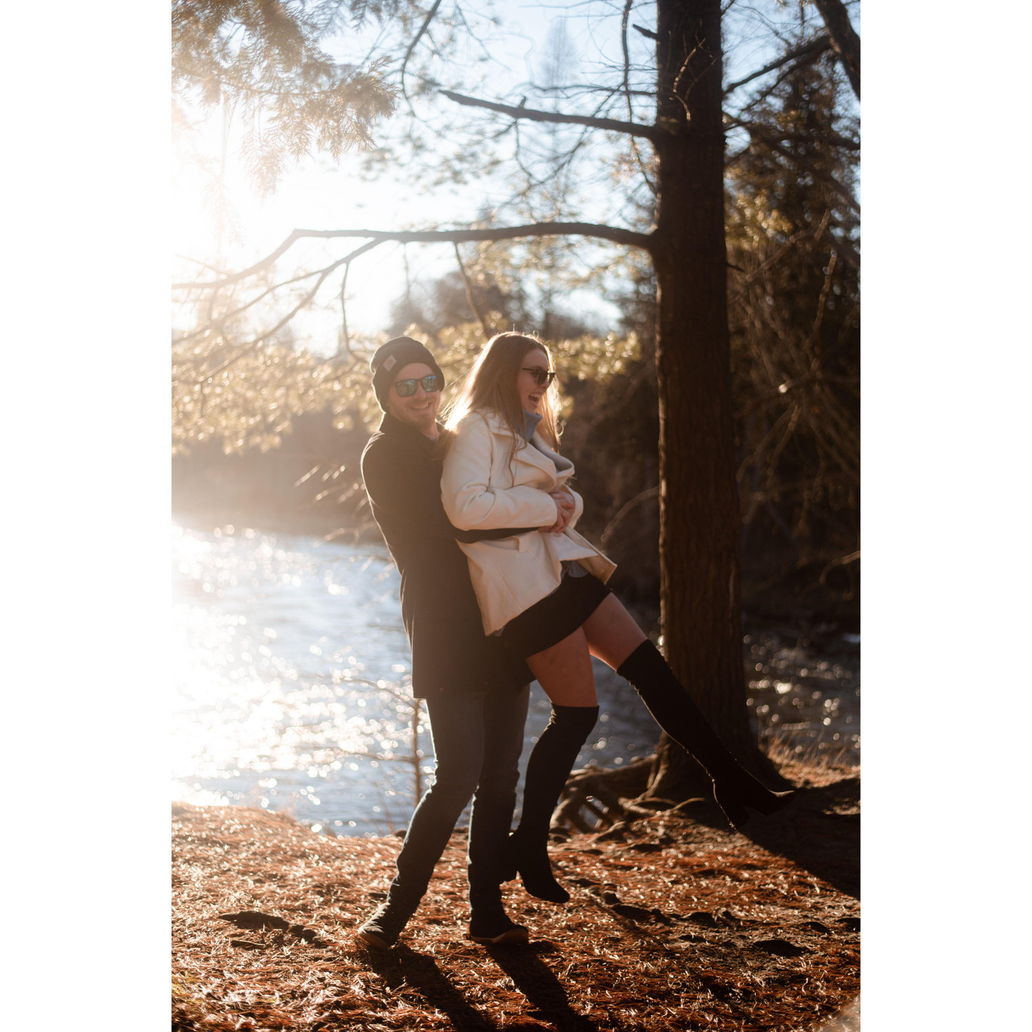 Photographer said "surprise her"!