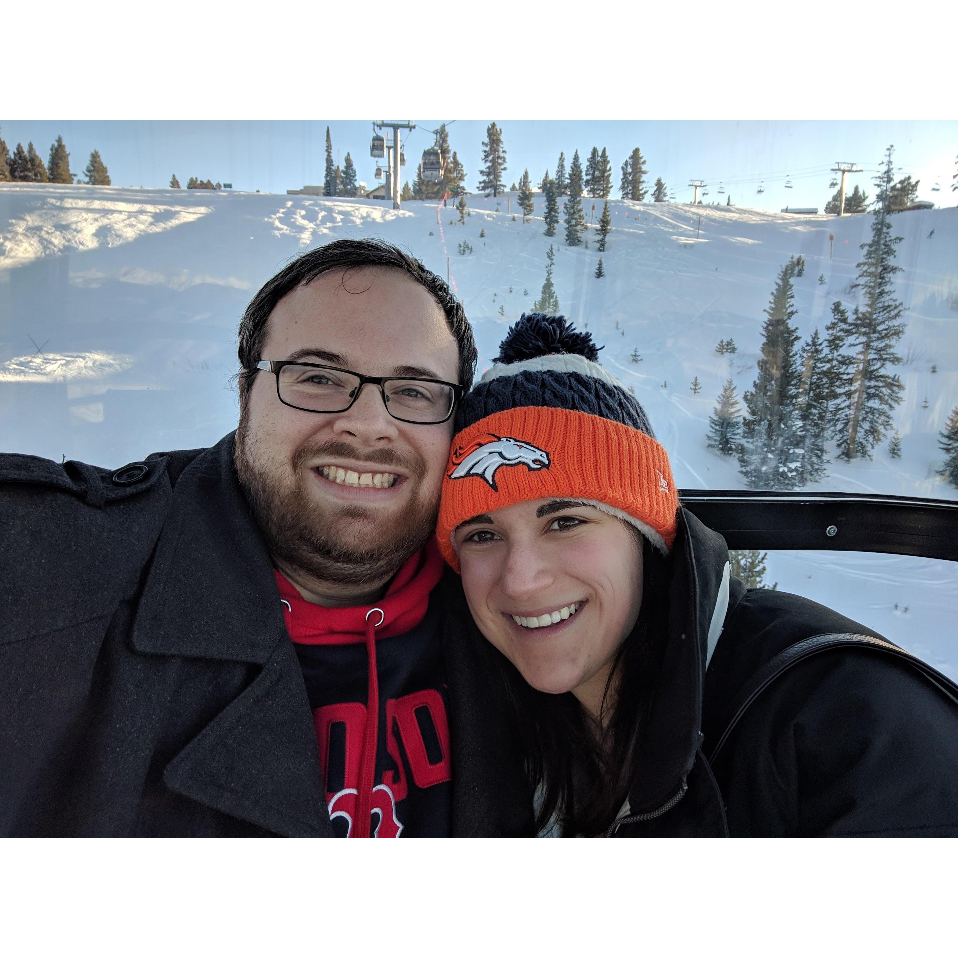 Josh's first time at Vail!
