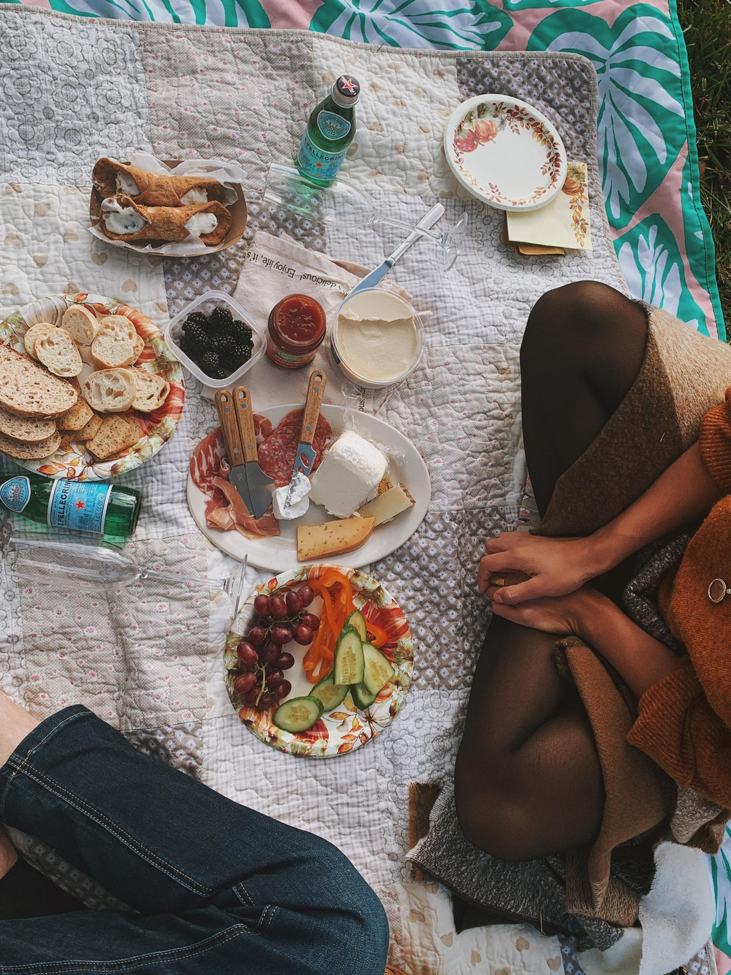 Our first picture in a beautiful park back in October