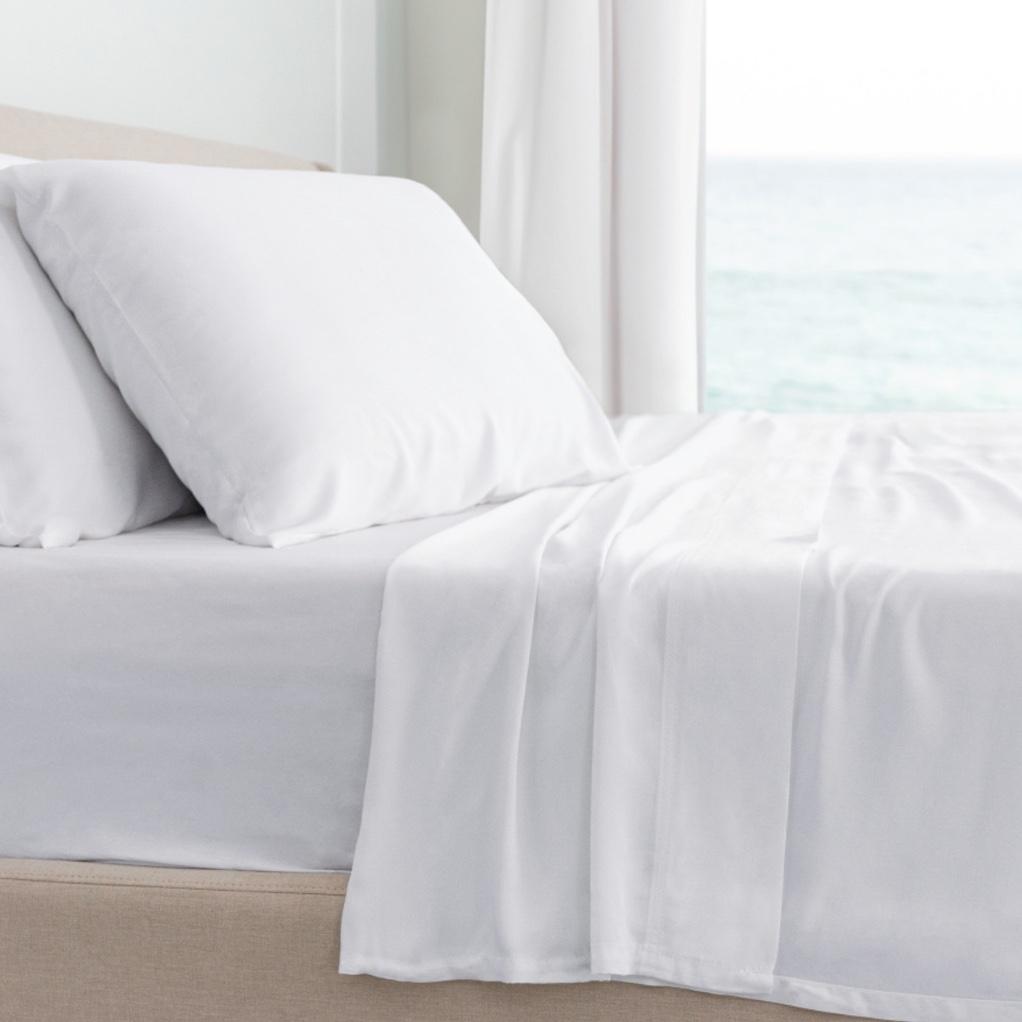 Classic Bamboo Bed Sheet Set - White, King