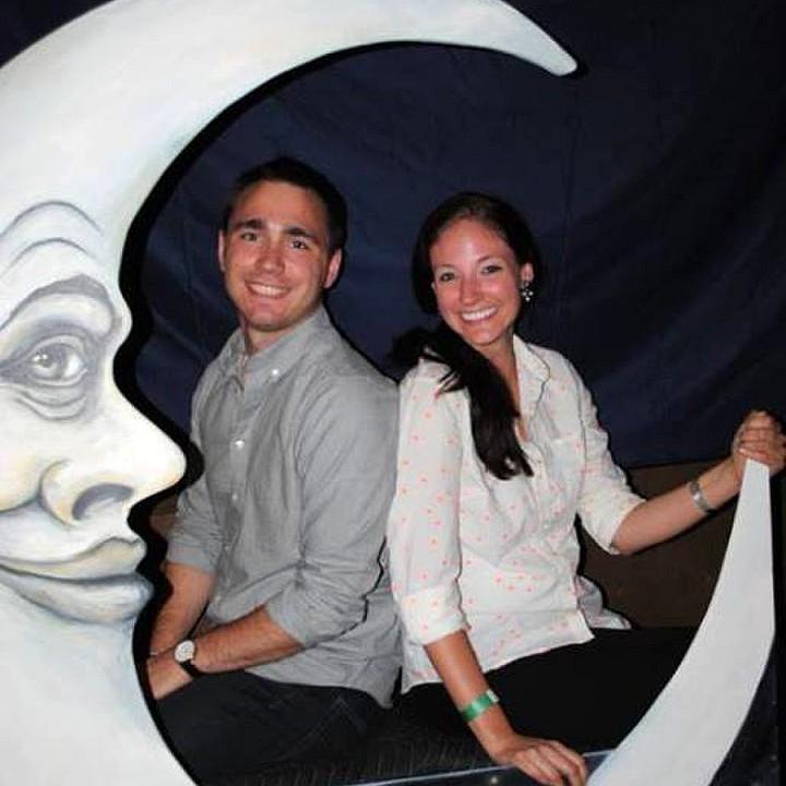 Our first photo together. July 2014.