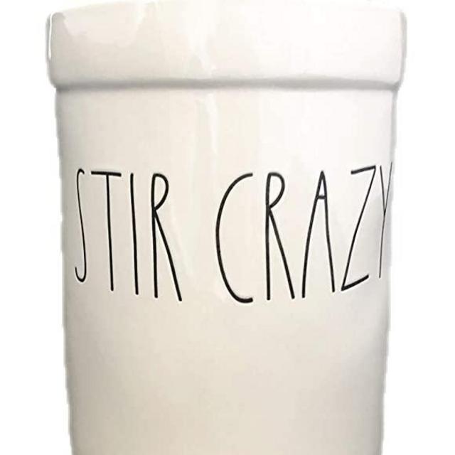 Rae Dunn STIR CRAZY ceramic utensil crock utensil holder kitchen storage