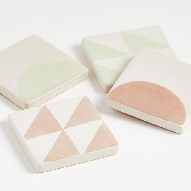 Mitchell Geometric Coasters, Set of 4