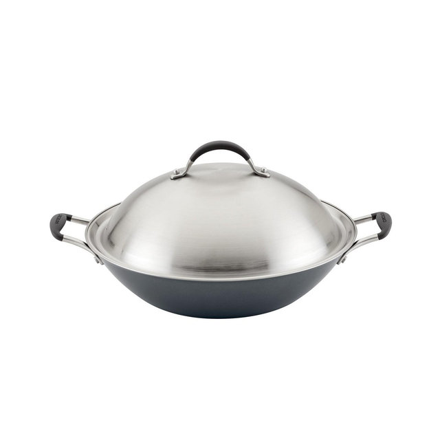 A1 Series Aluminum Nonstick with Scratch Defense 14" Wok