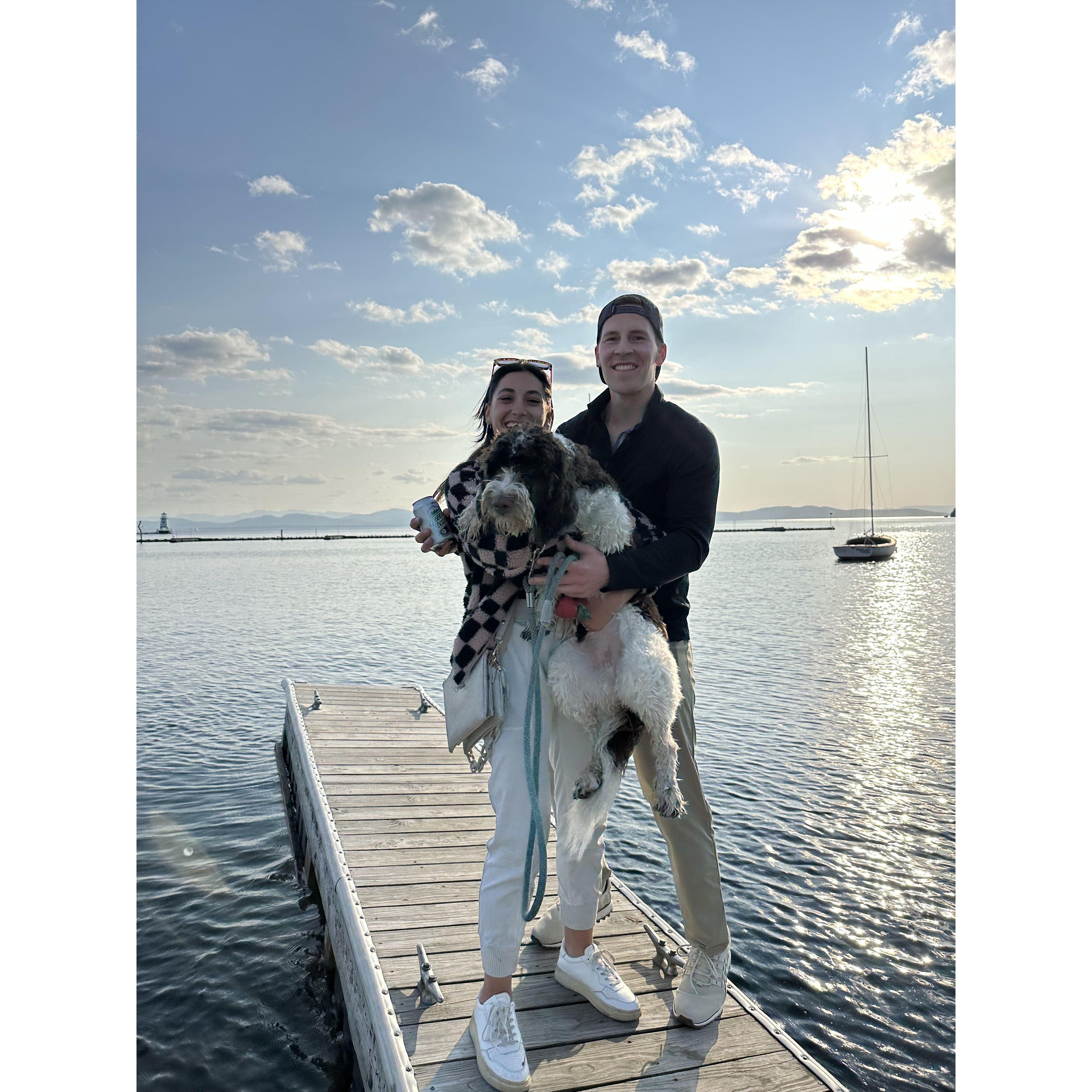 One of our last nights in Burlington before the move to Boston!