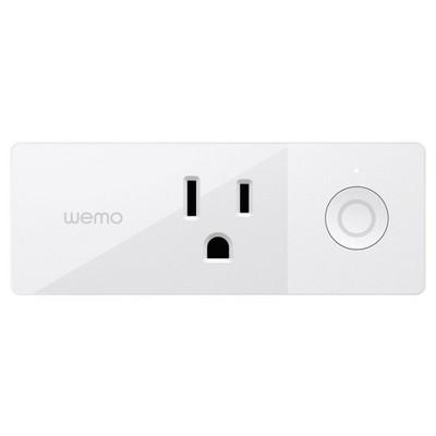 WEMO Mini Smart Outlet Plug Wi-Fi Enabled - White (F7C063)