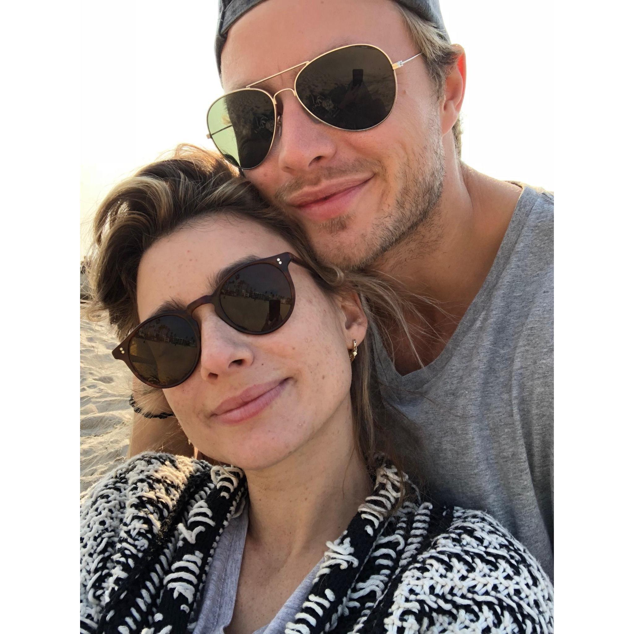 California beach day