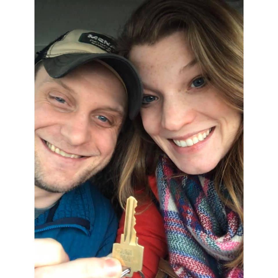 Closing day on our first home Feb 2020!