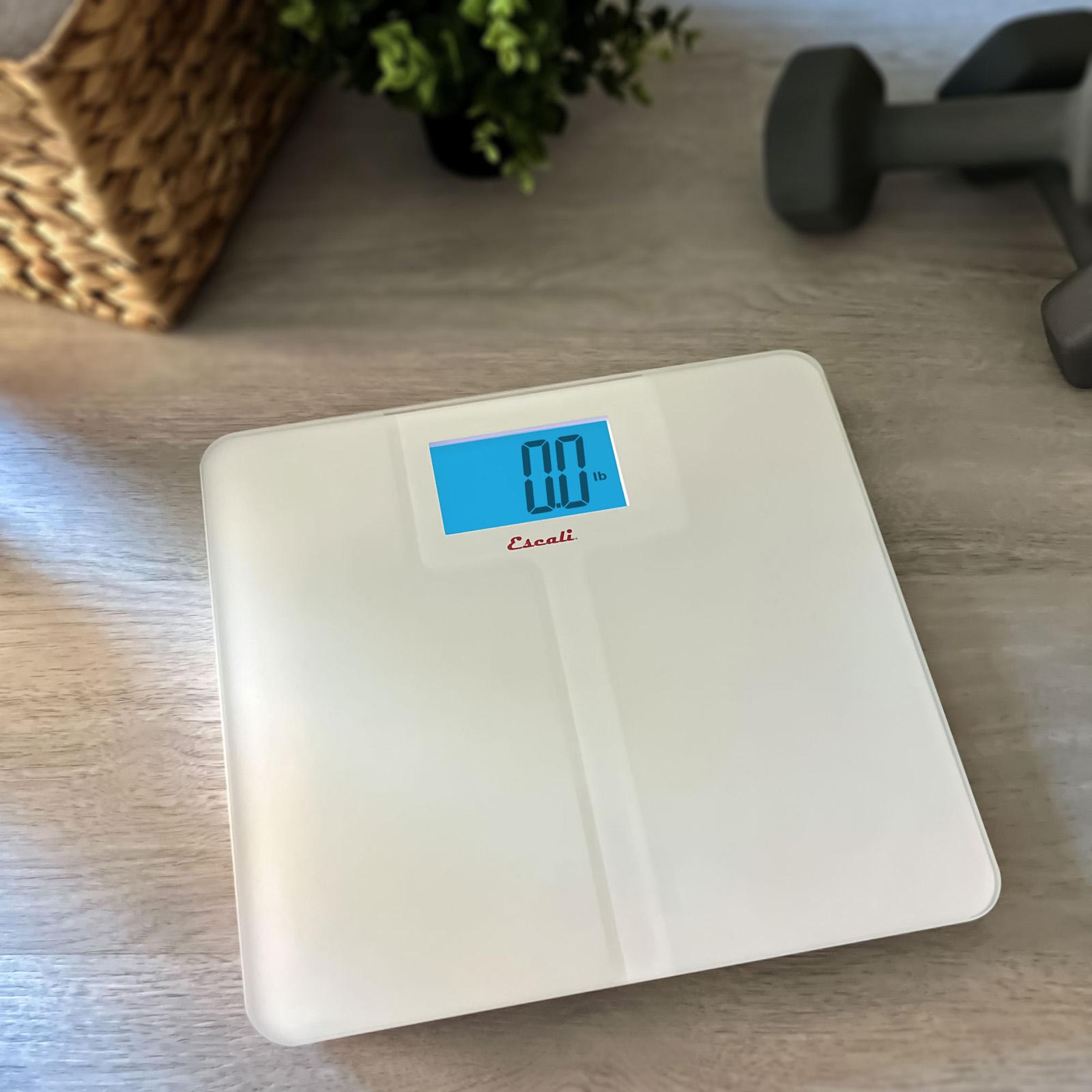 Escali 400-lb Digital Black Bathroom Scale in the Bathroom Scales  department at