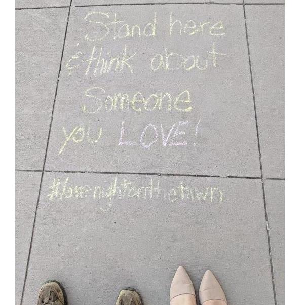 We love roaming downtown Loveland together.