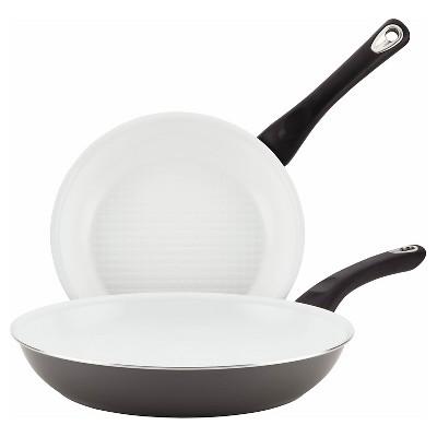 Farberware Ceramic Twin Pack: 9.25"and 11.5" Open Skillets