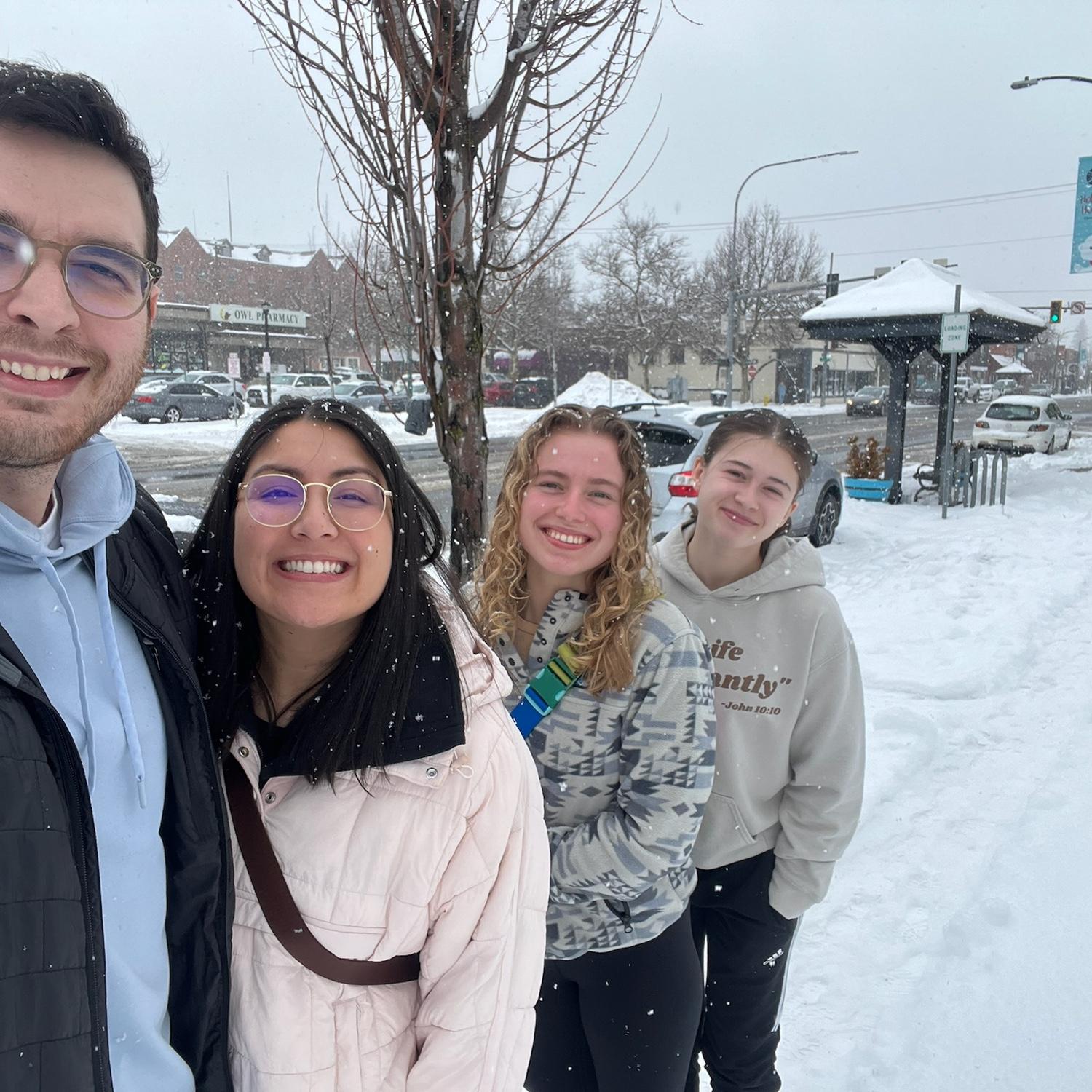 Feb 2025: lunch with Mayah and Alese in Cheney!