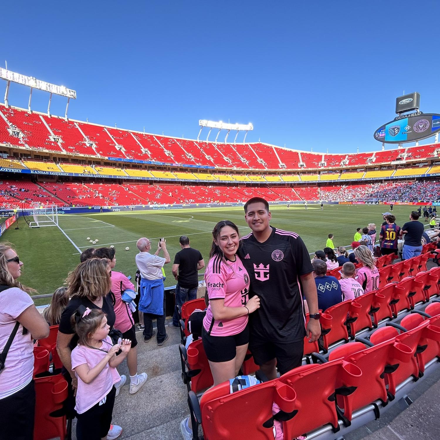 Going to see Messi