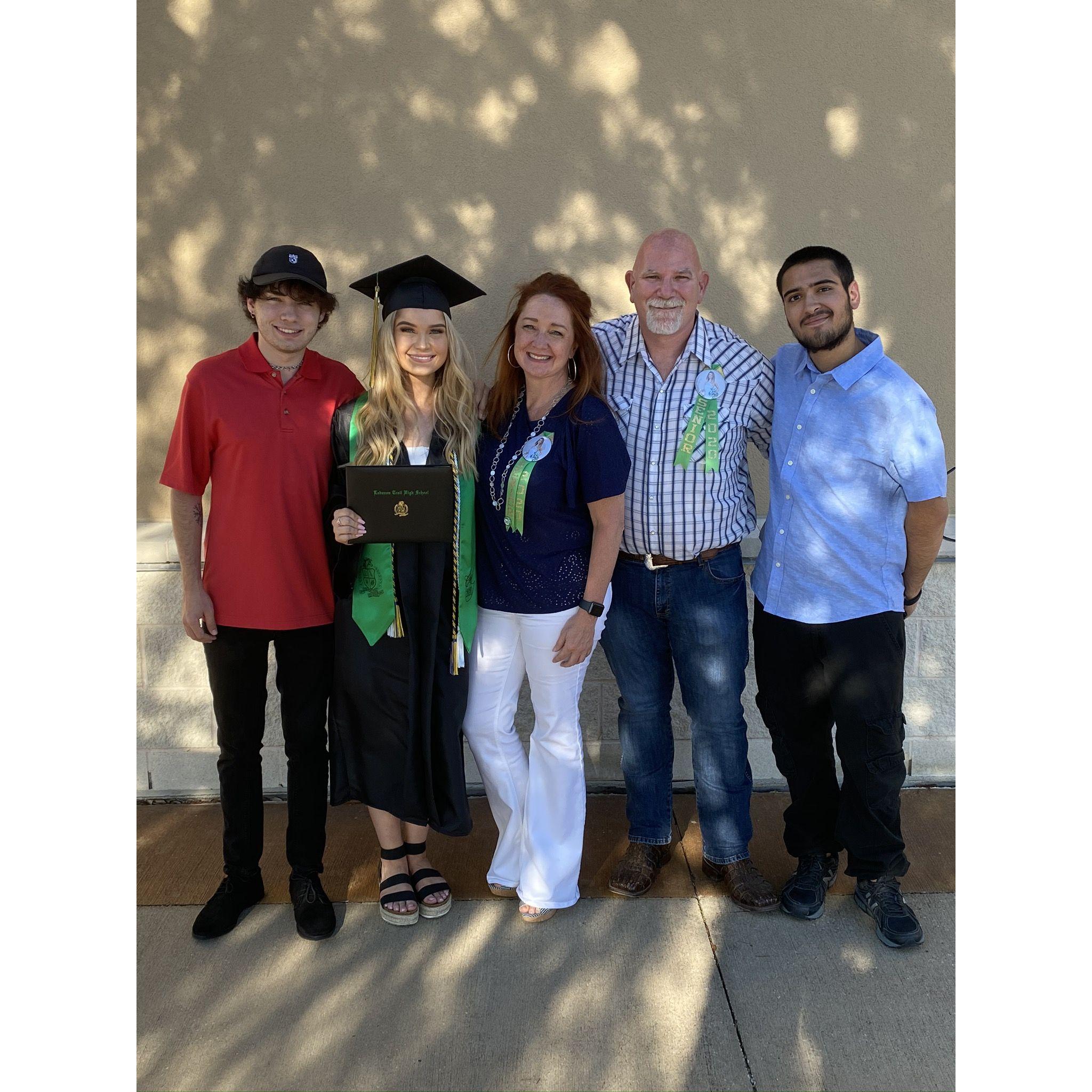 Sara's high school graduation