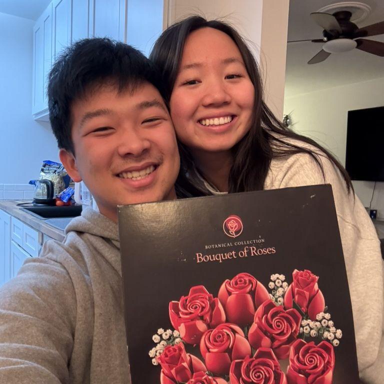 Our first Valentine's Day together