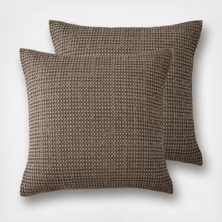 Mills Waffle Euro Sham, Set of 2