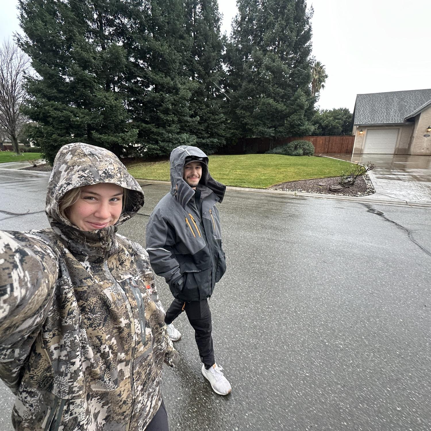 Walks in the rain