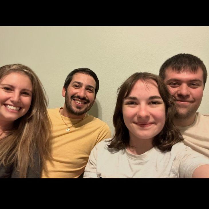 Us with Erin and Josh (Katie's cousin and maid of honor)