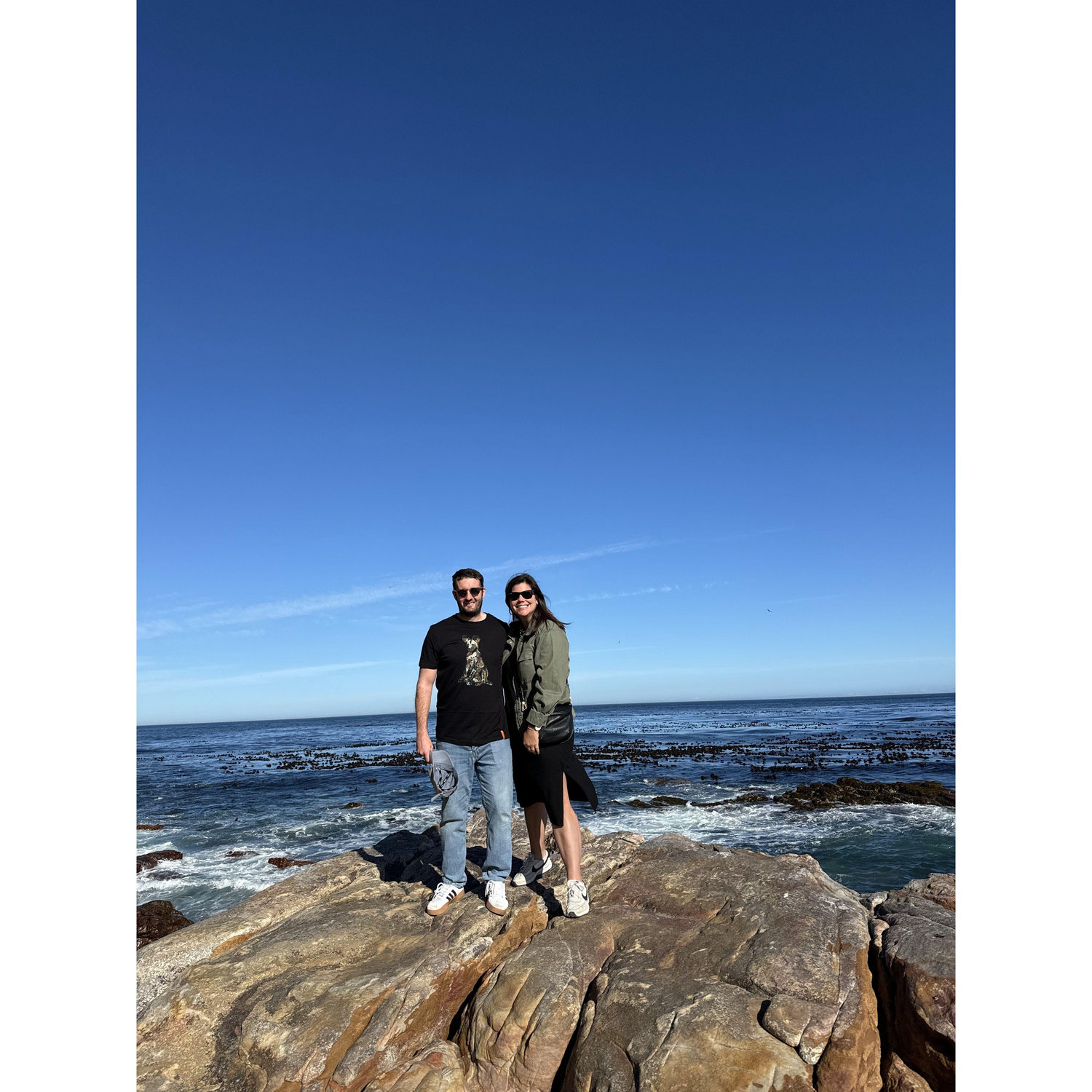 At the Cape of Good Hope - one of the southernmost points in Africa.