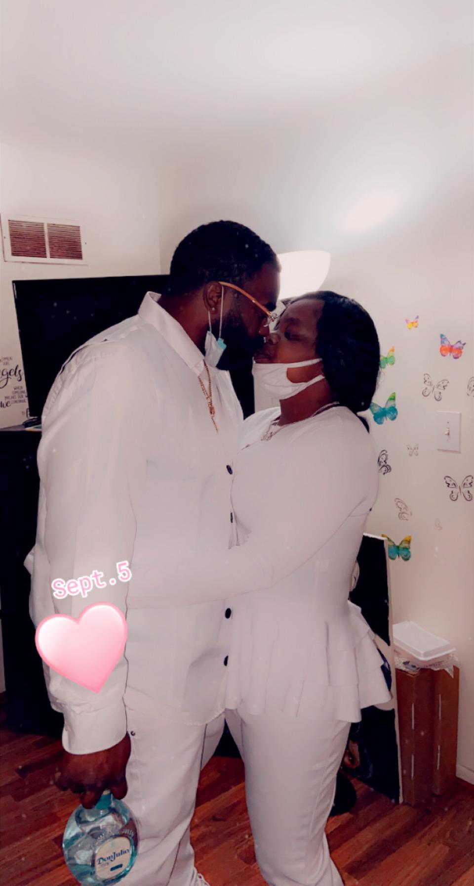 All white splash pink affair