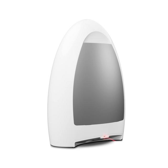EyeVac Home: Professional Clean for The Home - Touchless Stationary Vacuum, Dual High Efficiency Filtration, Corded, Bagless, Automatic Sensors, 1000 Watt (Designer White)