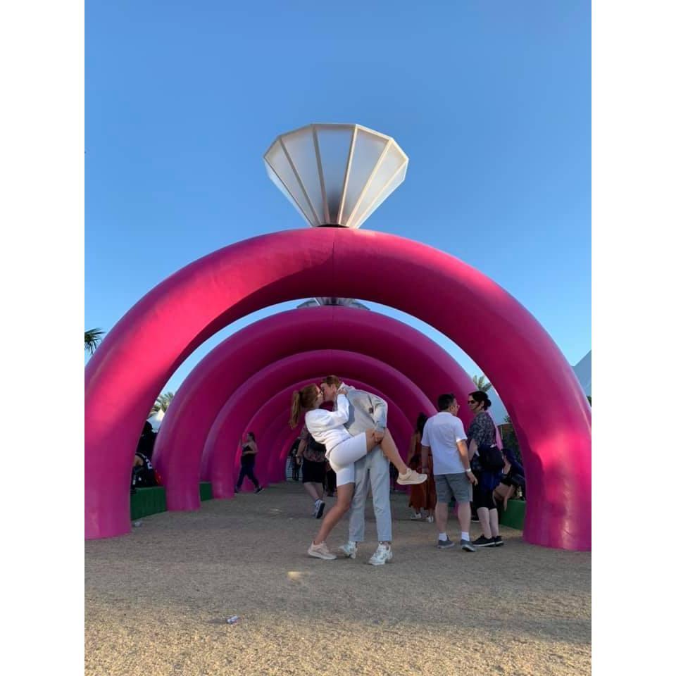 Ariana Grande's merch tent at Coachella was one to remember!