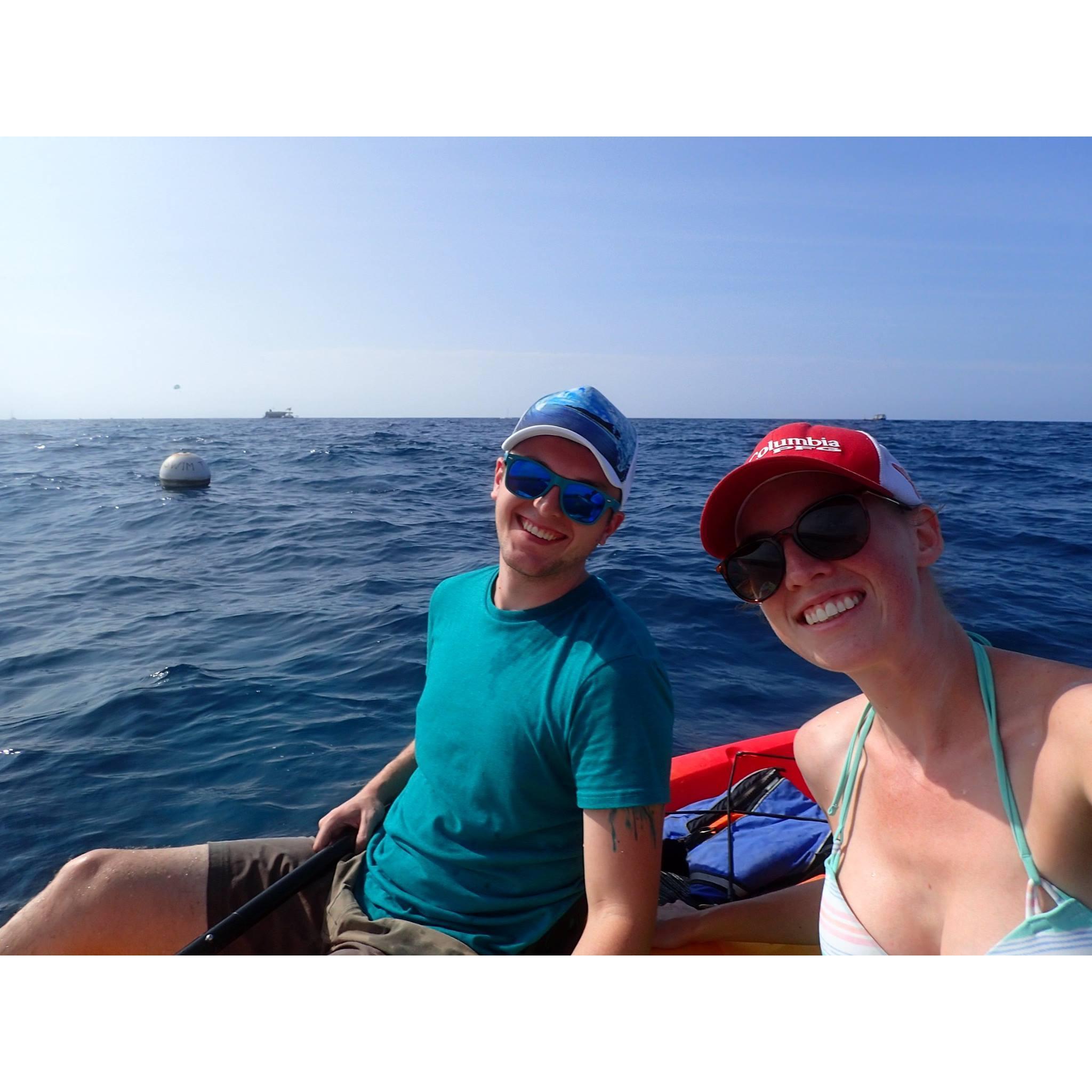 Yakin' it up in the Pacific.