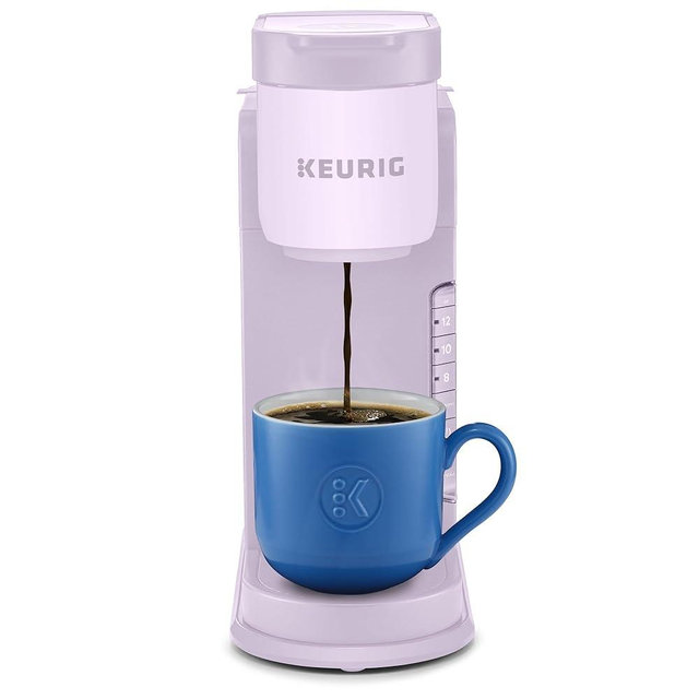 Keurig K-Express Single Serve K-Cup Pod Coffee Maker, 3 Brew Sizes, Strong Button Feature, 42oz Removable Reservoir, Lavender