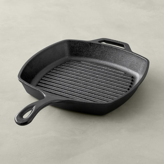 Lodge 10 1/4" Cast-Iron Square Grill Pan