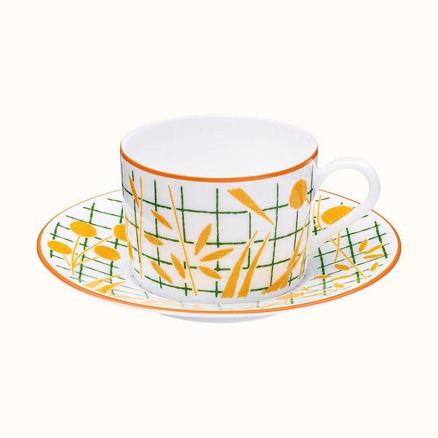 A Walk in the Garden tea cup and saucer , $210