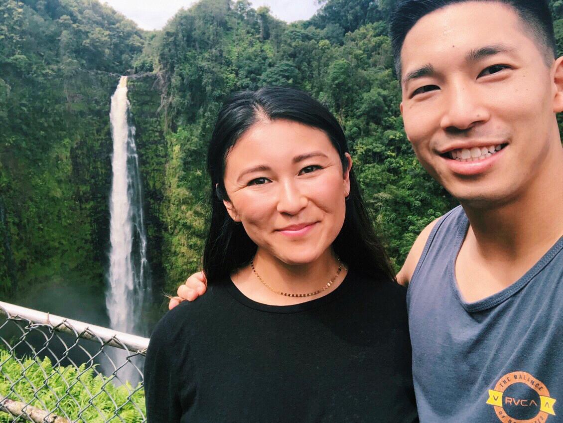 Enjoying Akaka Falls on the Big Island of Hawai'i