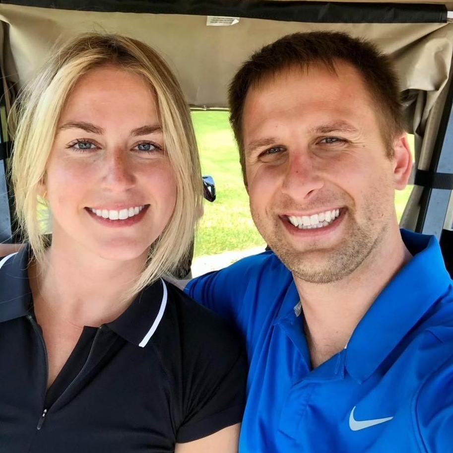 First time Golfing together at Bay Harbor in Petoskey