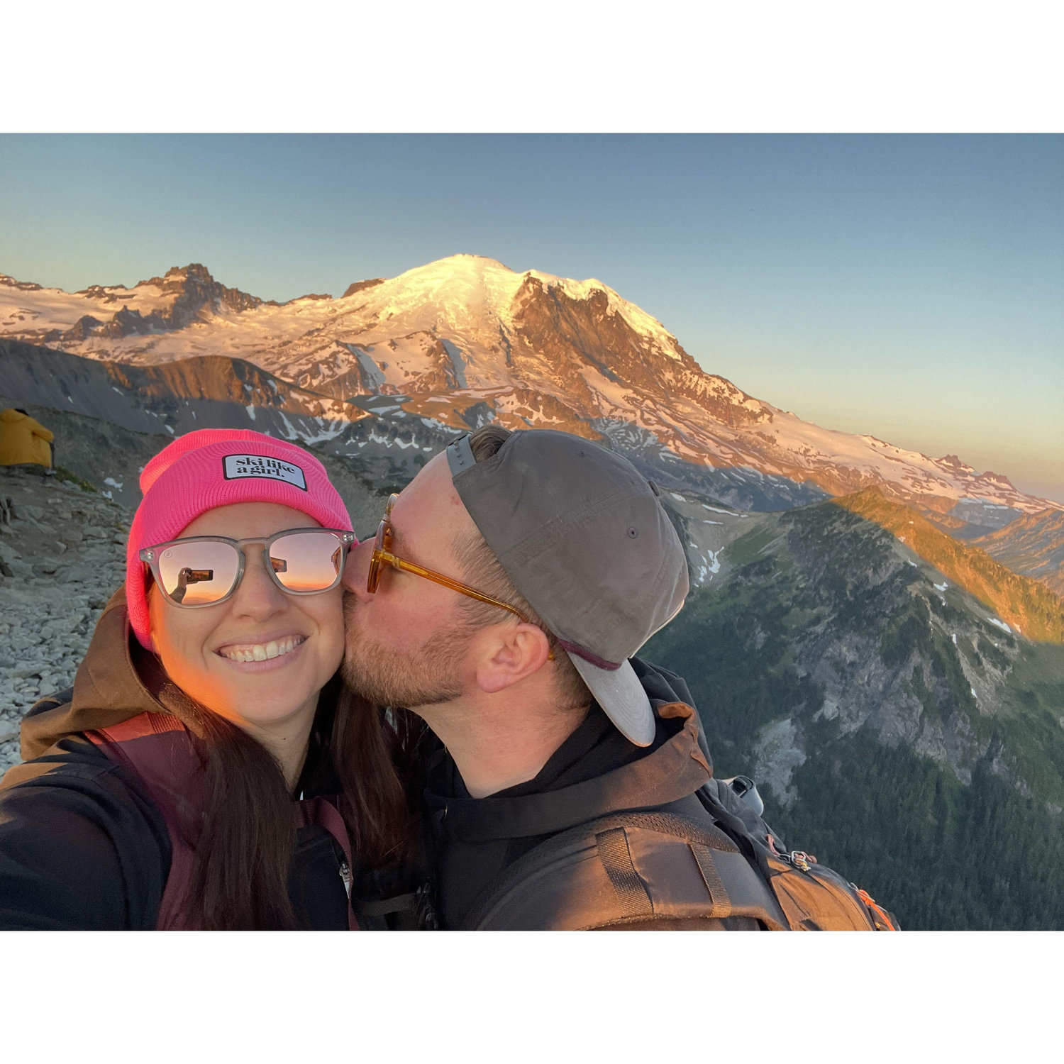 Sunrise hike at Mt. Rainier