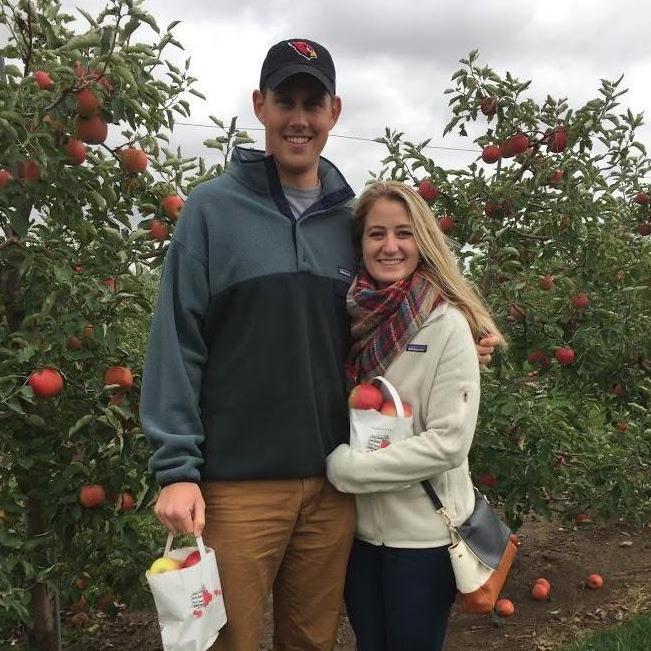 Apple picking in Chicago, IL.