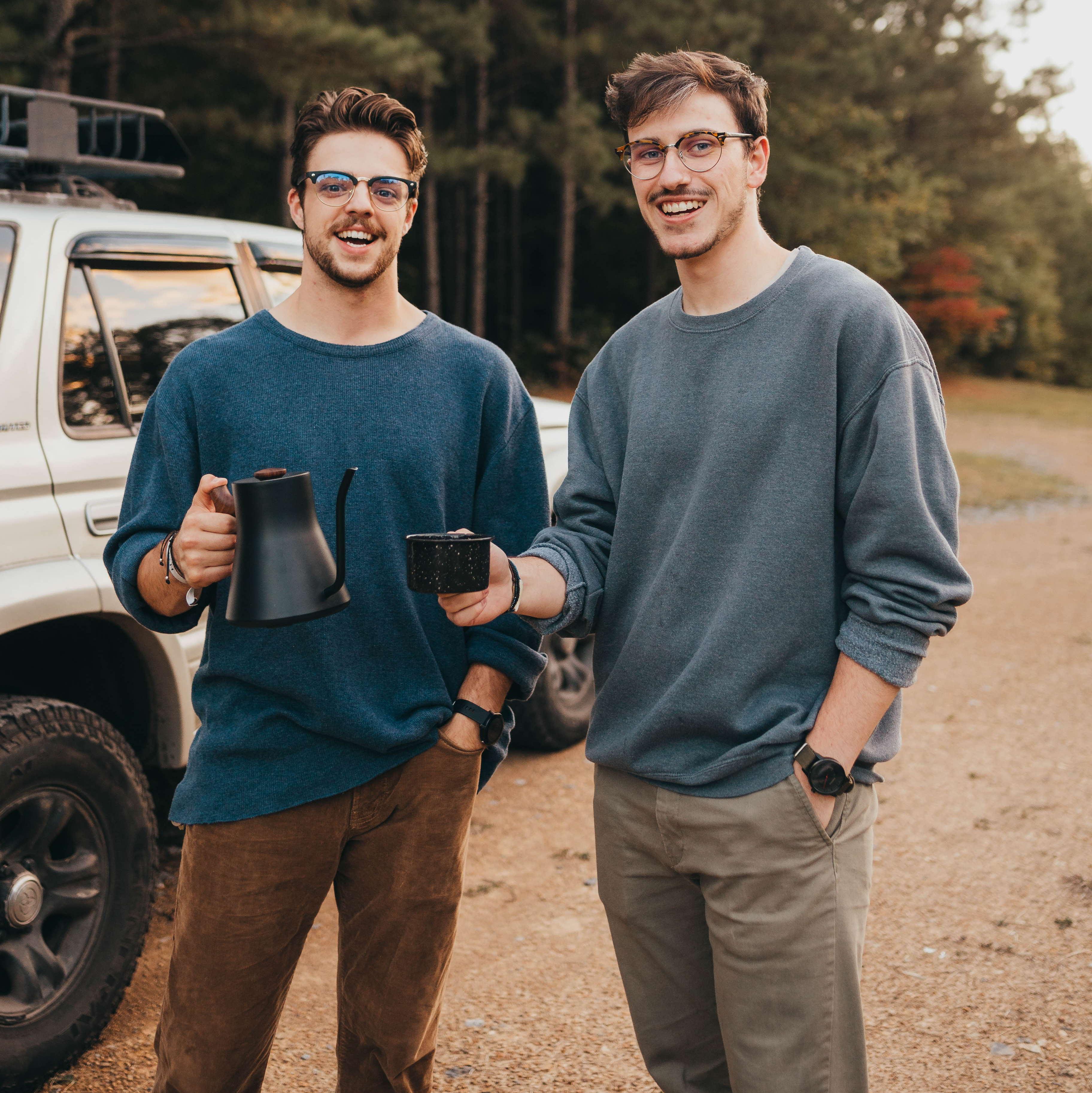 This is a photo from the day we met. I was assigned to take photos of Everett and Chase for the university magazine, Vindagua. I showed this photo when I would confidently say "Im going to marry him!"