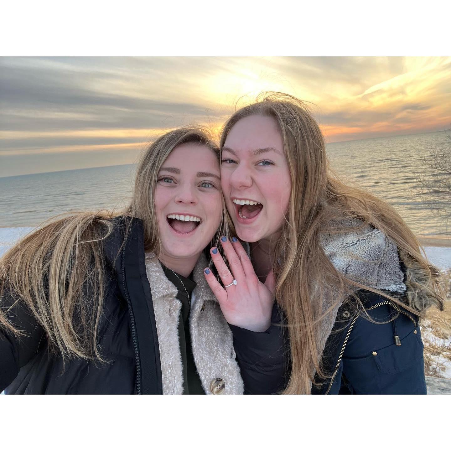 The day we got engaged