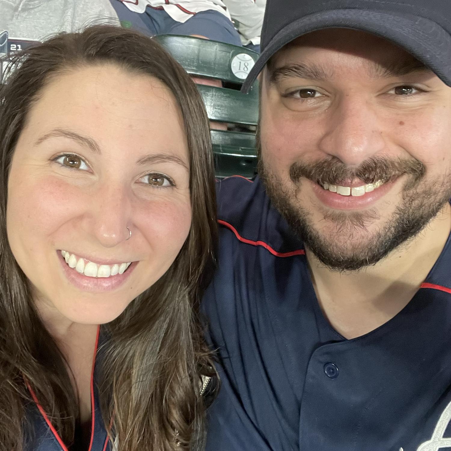 Braves game together in Atlanta