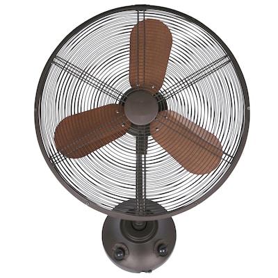 allen + roth Marina Cove 18-in Plug-in Wall Mounted Fan