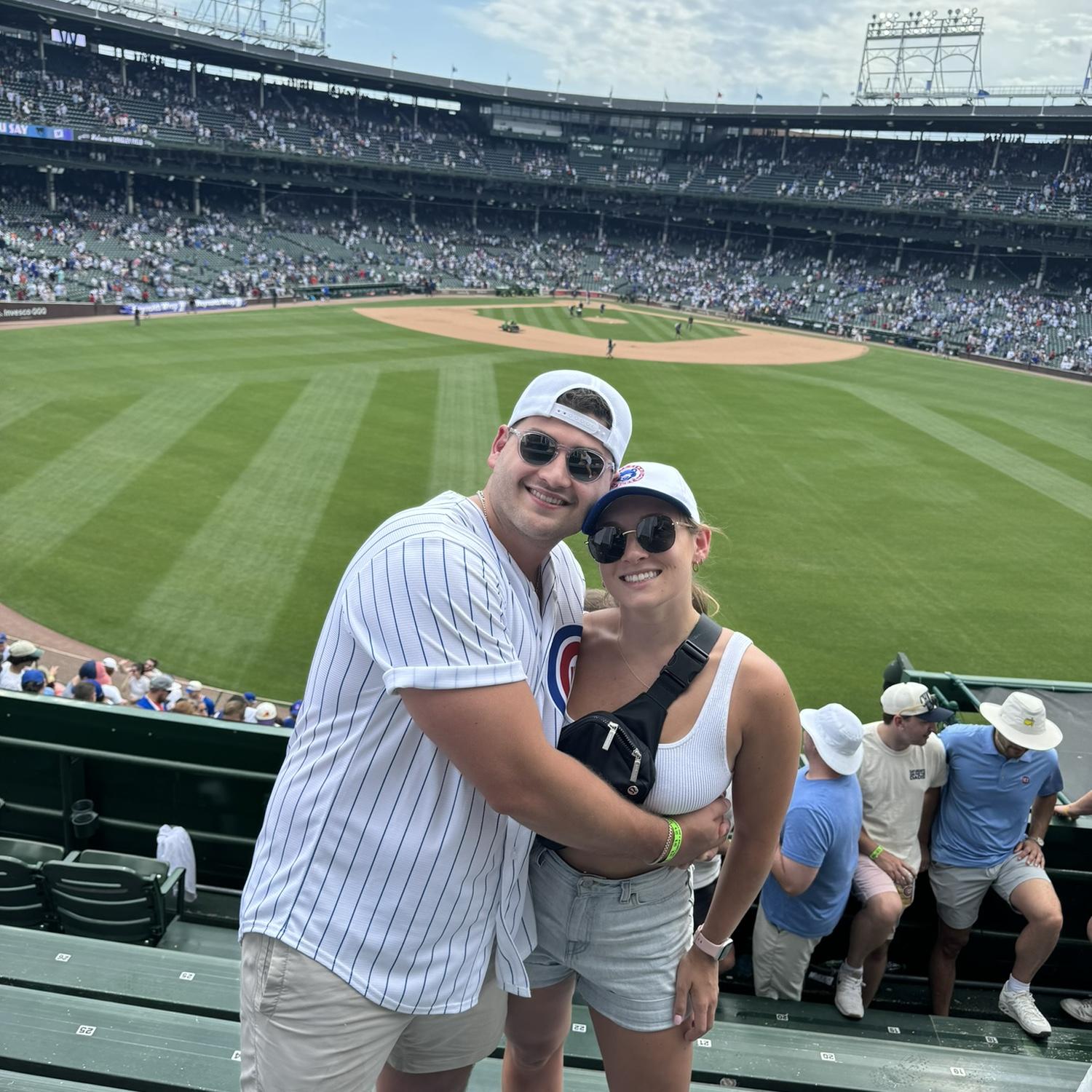 Jenna’s first cubs game!