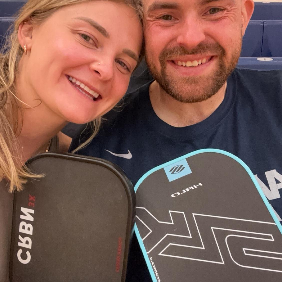 First Christmas spent at home of course included introducing Jerred to pickleball with the Browns