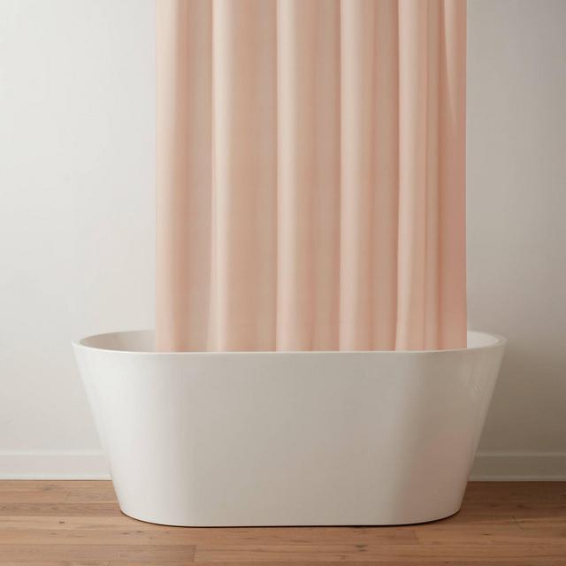 71"x71" Mid Weight Color Shower Liner Clay - Threshold™