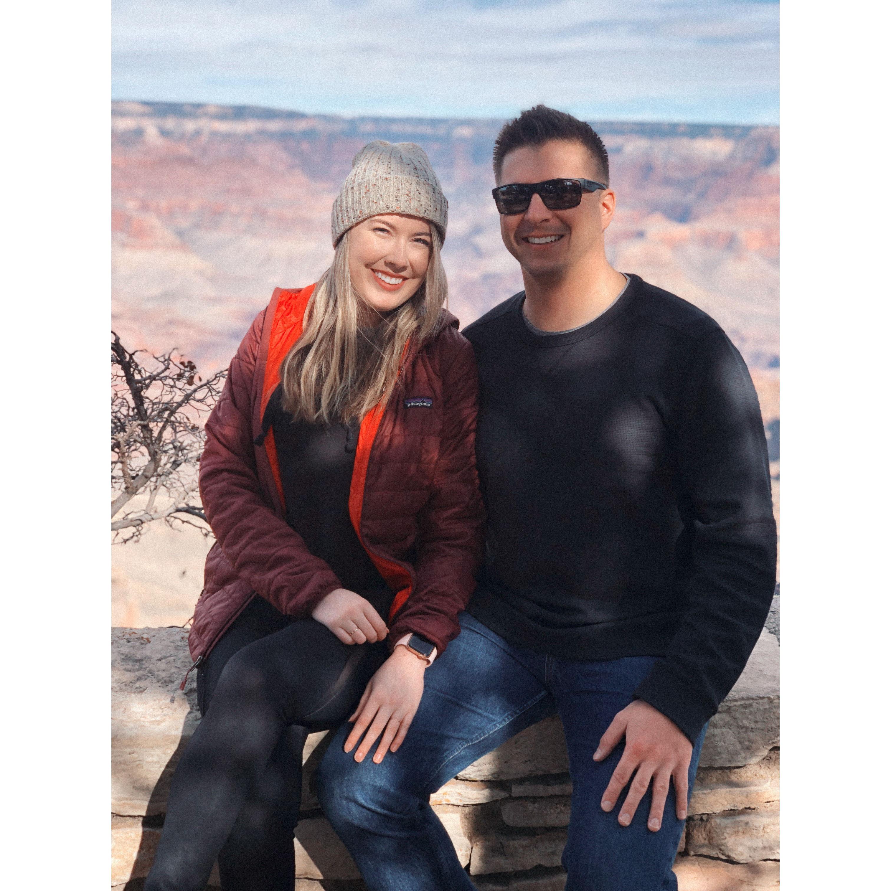 The Grand Canyon -- where we first told each other "I love you" :)