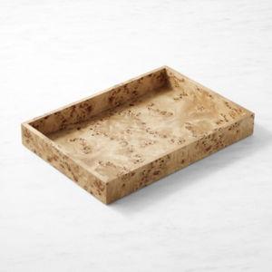Burl Wood Tray, Rectangular - Williams Sonoma