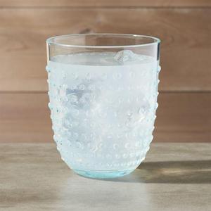 Dottie Aqua Acrylic Drink Glass