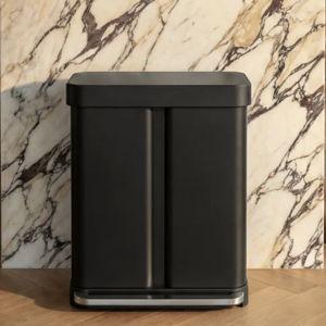 58L Step Recycler - Matte Black